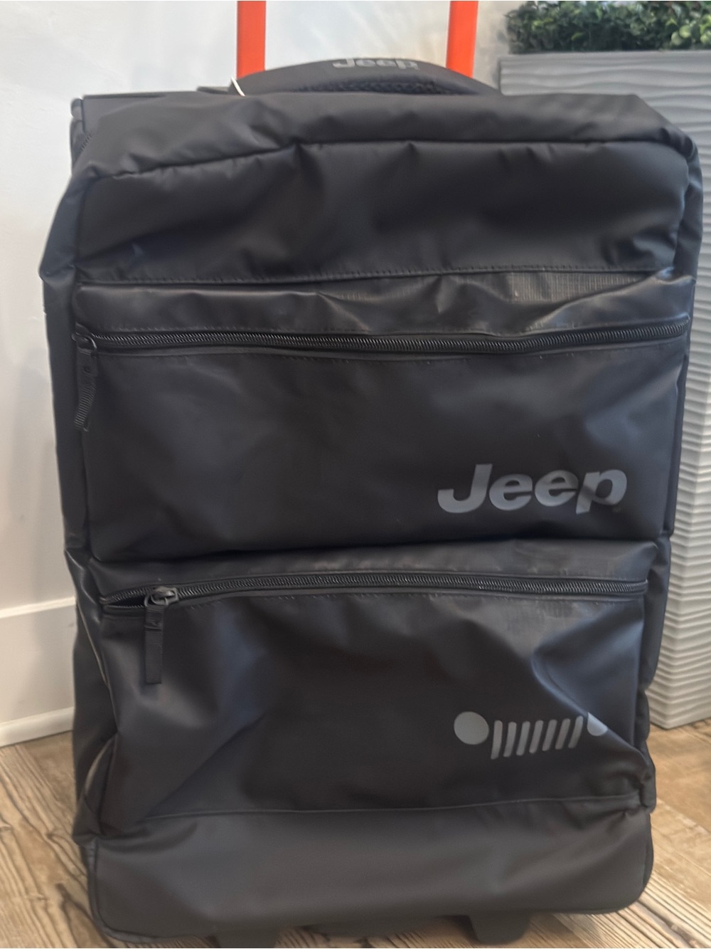 Jeep Black Carry-On with Orange Telescopic Handle - Picture 9 of 16